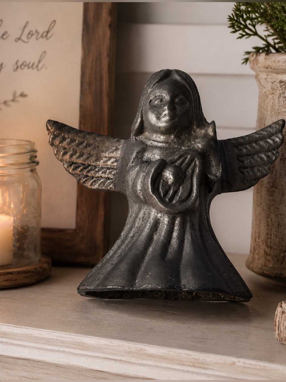 Vintage Brass Angel Figurine